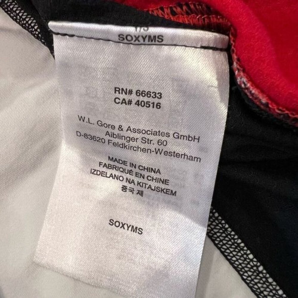 Gore Bike Wear Cycling Jersey Top Oxygen Style Size Large Red White and Black - Picture 10 of 10